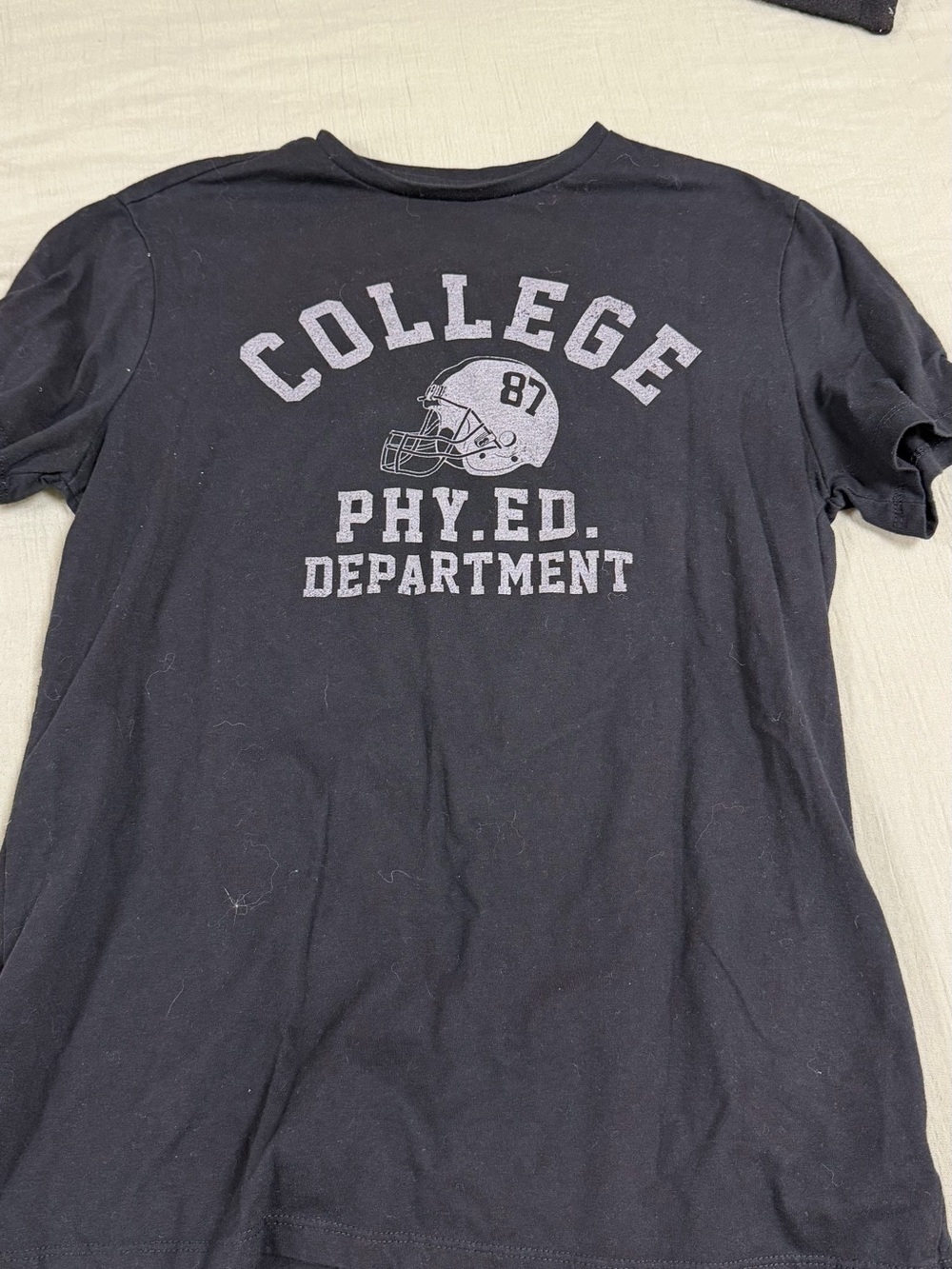 Goodfellow & Co Black 'College Phy. Ed. Department' Graphic Tee